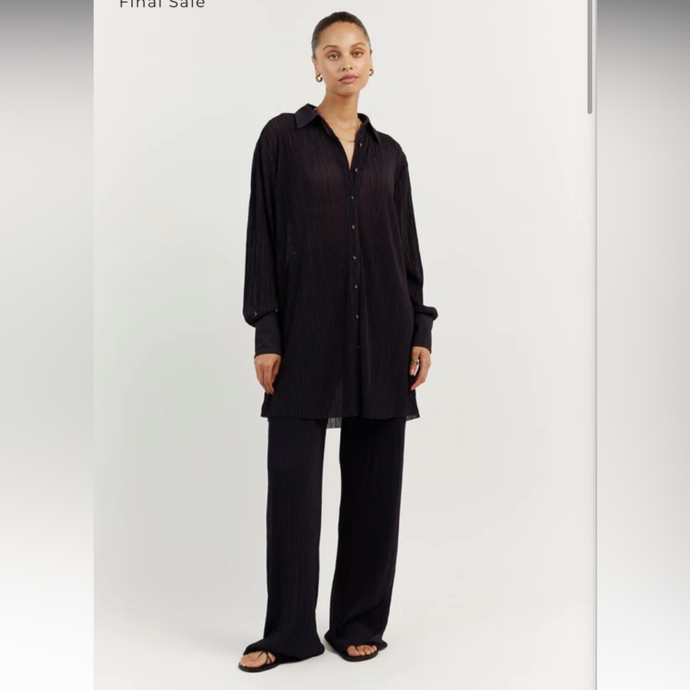 Dissh plisse two piece set